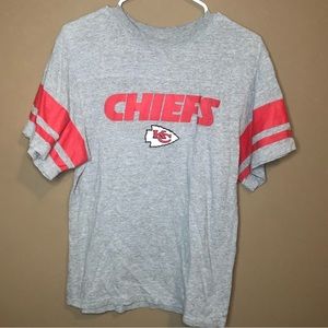 Kansas City Chiefs Gray & Red T-Shirt